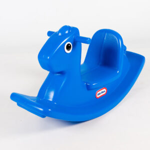 Alternative view of Rocking Horse - Primary Blue