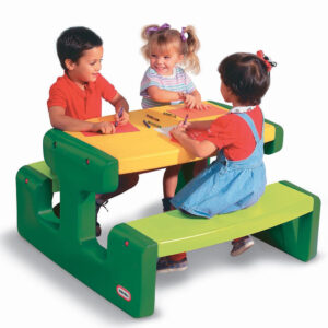 Alternative view of Junior Picnic Table - Evergreen