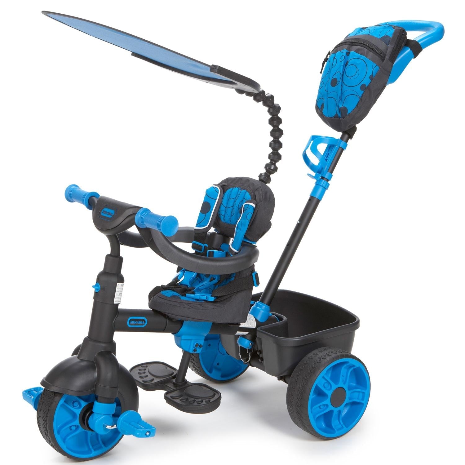 4-in-1 Trike Deluxe Edition - Neon Blue - Image 4