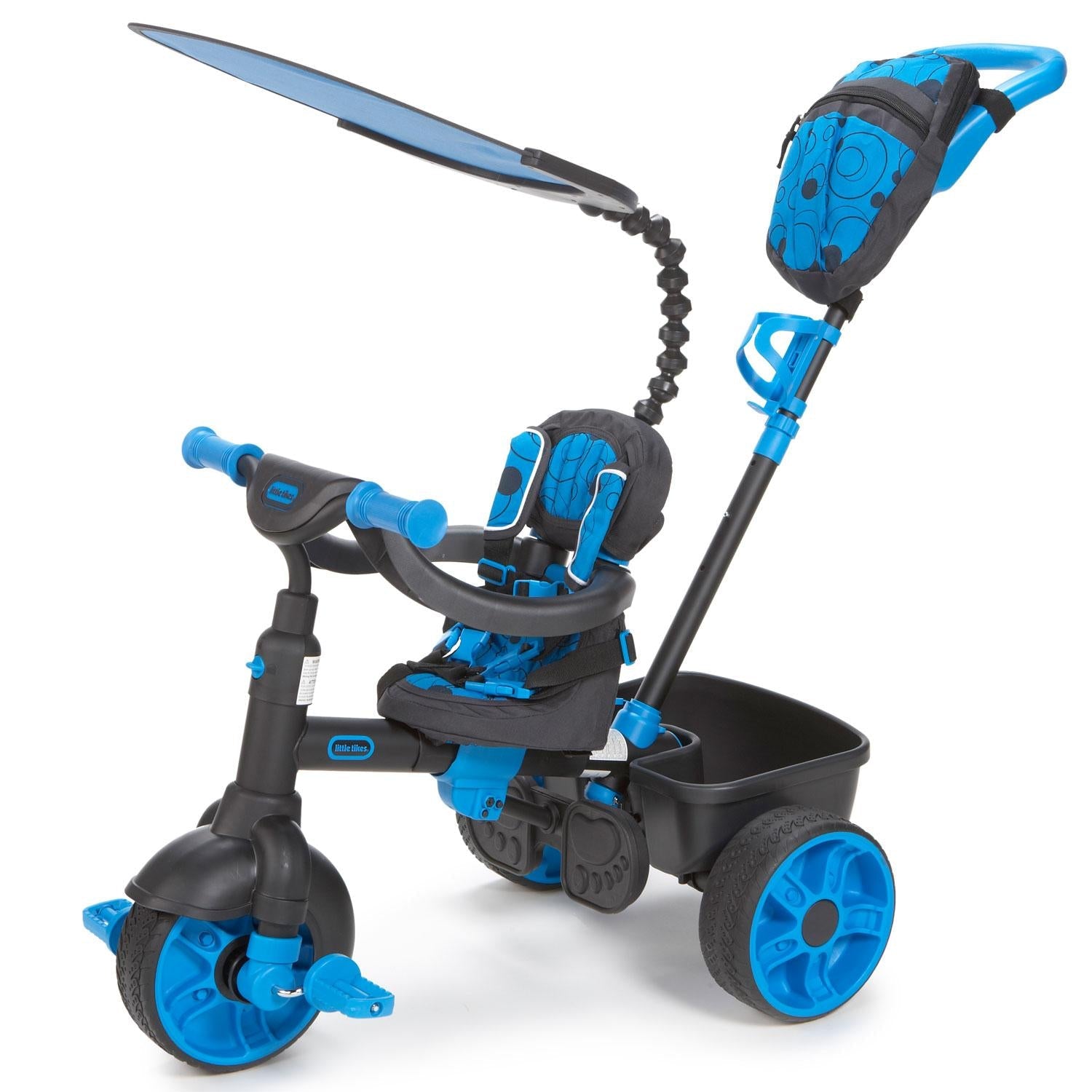 4-in-1 Trike Deluxe Edition - Neon Blue - Image 5