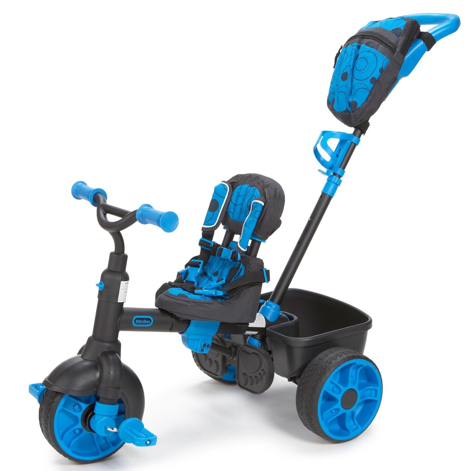 4-in-1 Trike Deluxe Edition - Neon Blue - Image 6
