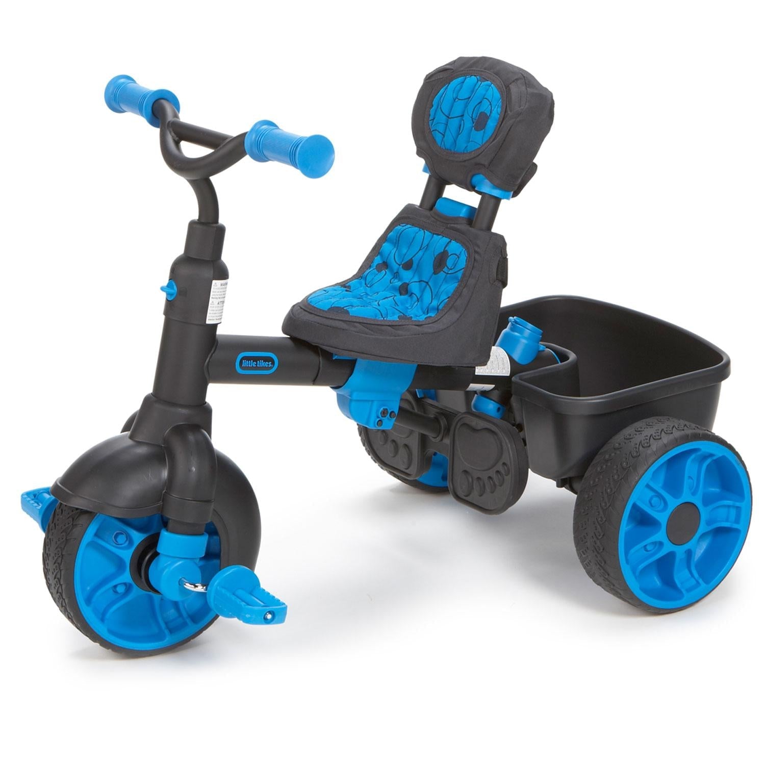 4-in-1 Trike Deluxe Edition - Neon Blue - Image 2