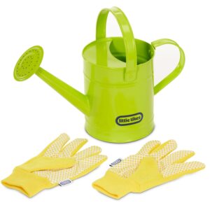 Growing Garden™ Watering Can and Gloves
